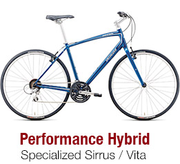 Performance Hybrid Bike - Specialized Sirrus / Vita